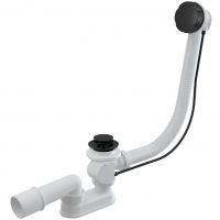 Слив-перелив для ванны Alcaplast полуавтомат (A55Black) Слив-перелив для ванны Alcaplast полуавтомат (A55Black)