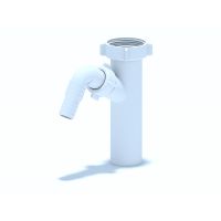 Отвод стиральной машины АНИ Пласт 1"1/2х40 мм (М140) Отвод стиральной машины АНИ Пласт 1"1/2х40 мм (М140)