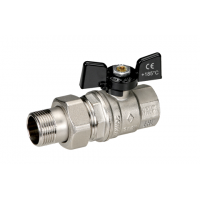 Кран шаровой Bugatti Oregon американка НР-ВР бабочка (322)