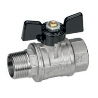 Кран шаровой Bugatti Nevada полнопроходной НР-ВР бабочка (407)