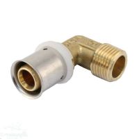 Угол для металлопластика Comisa (пресс-наружная резьба) Угол для металлопластика Comisa (пресс-наружная резьба)