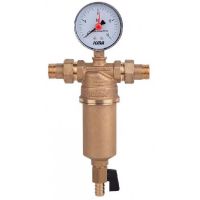 Фильтр тонкой очистки ICMA промывной с манометром НР 751 - 1/2"