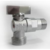 Кран шаровой угловой Fornara 1/2х3/4 металлическая ручка Кран шаровой угловой Fornara 1/2х3/4 металлическая ручка