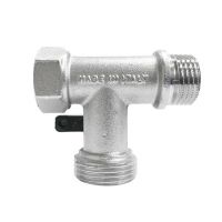 Кран шаровой Fornara трехпроходной 1/2"-3/4"-1/2"