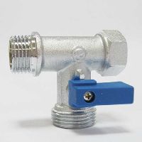 Кран шаровой Fornara трехпроходной 1/2"-3/4"-1/2" матовый Кран шаровой Fornara трехпроходной 1/2"-3/4"-1/2" матовый