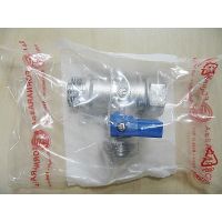 Кран шаровой Fornara трехпроходной 1/2"-3/4"-1/2" матовый