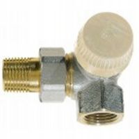 Термостатический клапан для радиатора Honeywell 1/2" угловой торцевой правый (V2000RVS15)