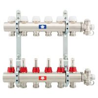 Коллекторная группа Itap с расходомерами и дренажным вентилем 1"х3/4" (916C) Коллекторная группа Itap с расходомерами и дренажным вентилем 1"х3/4" (916C)