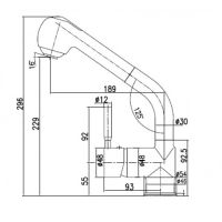 Смеситель для кухни (мойки) Kaiser Merkur 26066 выдвижной