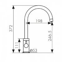 Смеситель для кухни (мойки) Kaiser Merkur 26744 под фильтр, хром