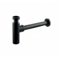 Сифон для раковины Kaiser бутылочный, 32 мм, черный (958L-Bl) Сифон для раковины Kaiser бутылочный, 32 мм, черный (958L-Bl)