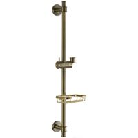 Штанга для душа Kaiser R-0092 с мыльницей, Bronze