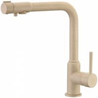 Смеситель для кухни (мойки) Kaiser Teka 13044-4 под фильтр, песочный мрамор