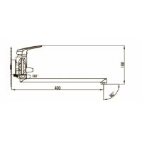 Смеситель для ванны с душем Kaiser Leon 18155 хром
