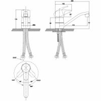 Смеситель для кухни Kaiser Leon 19310 однорычажный, хром