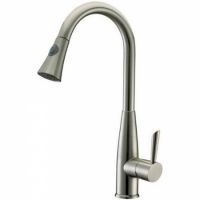 Смеситель для кухни (мойки) Kaiser Merkur 26144 выдвижной, хром