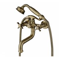 Смеситель для ванны с душем Kaiser Cross 41022-1 бронза Смеситель для ванны с душем Kaiser Cross 41022-1 бронза