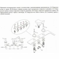 Смеситель для раковины Kaiser Logo 47122 двухвентильный, хром