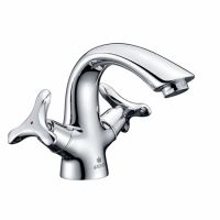 Смеситель для раковины Kaiser Trio 57011 двухвентильный, хром