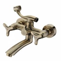 Смеситель для ванны с душем Kaiser Trio 57122-1 бронза