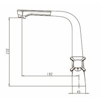 Смеситель для кухни (мойки) Kaiser Cuatro 58033 хром