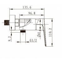 Смеситель для душа Kaiser Atrio 60077 хром/белый