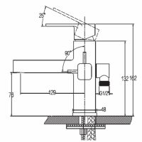 Смеситель для биде Kaiser Sharp 64088 хром