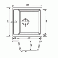 Мойка для кухни Kaiser KMM-5051 Gr. серый