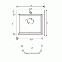 Мойка для кухни Kaiser KMM-5056 Bl&S черный
