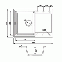 Мойка для кухни Kaiser KMM-5068 S-302 песочный