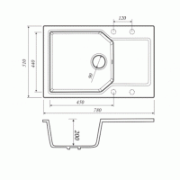 Мойка для кухни Kaiser KMM-5178 W белый