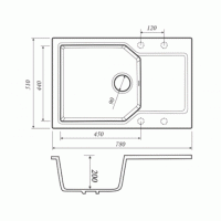 Мойка для кухни Kaiser KMM-5178 S песочный