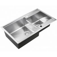 Мойка для кухни двойная Kaiser KT2M-8650 нержавеющая сталь
