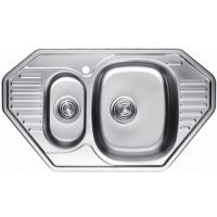 Мойка для кухни двойная Kaiser KSS-8547 нержавеющая сталь