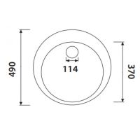 Мойка для кухни Kaiser KSS-490 нержавеющая сталь