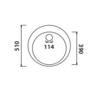Мойка для кухни Kaiser KSS-510 нержавеющая сталь