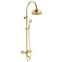 Душевая система с термостатом KAISER Aria золото (03182-3) Душевая система с термостатом KAISER Aria золото (03182-3)