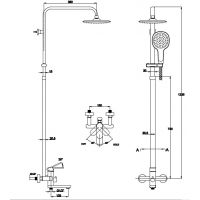Душевая система KAISER Sonat хром (37182)