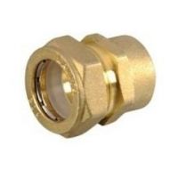 Муфта соединительная обжимная Lavita (цанга-внутренняя резьба) Муфта соединительная обжимная Lavita (цанга-внутренняя резьба)