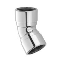 Отвод компрессионный McAlpine угол 45° хром