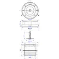 Вакуумный клапан для канализации McAlpine 110 мм прозрачный (MRAA1S-CLEAR)
