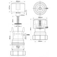 Вакуумный клапан для канализации McAlpine 50 мм (MRAA4SC)