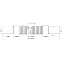 Гофра для сифона McAlpine 32 мм (MRMF105A)