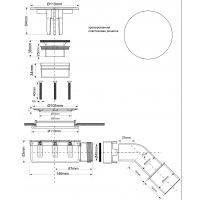 Сифон для душевого поддона McAlpine (MRS10C)