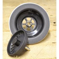 Выпуск для мойки McAlpine 113 мм, черная лава, гранит матовый (MRSKW7-MLB)