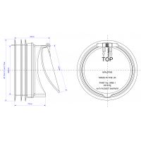 Обратный клапан для канализации McAlpine (MRWC-ARB1)