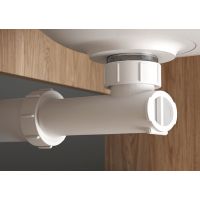 Сифон для раковины McAlpine горизонтальный "сухой" 32 мм (WHB1-32)