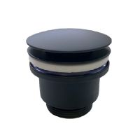 Донный клапан автоматический для раковины McAlpine 1 1/4" черный (BCWP60-MBL)