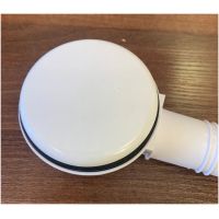 Слив-перелив для ванны McAlpine автомат 330-700 мм белый (MRB11-WH)