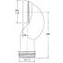 Фановая труба McAlpine угол 90° (MRWC15)